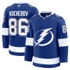 Män Ishockey Tampa Bay Lightning tröja Fanatics Premium Nikita Kucherov 2024-25 Blå Hemma